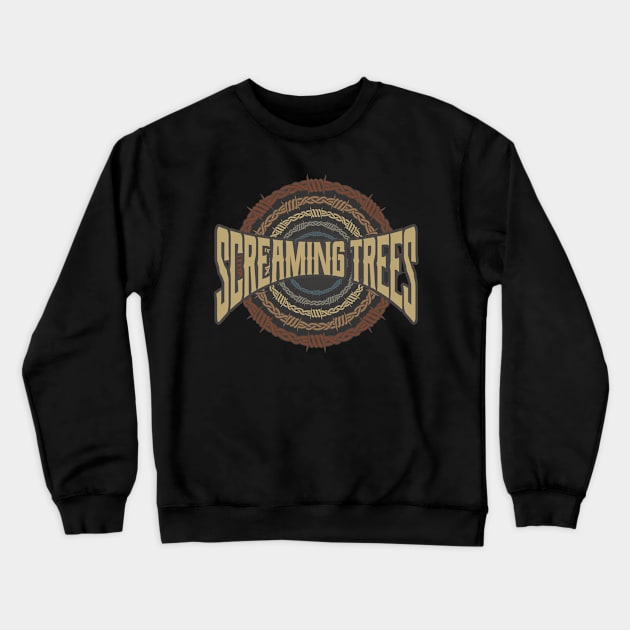 Screaming Trees Barbed Wire Crewneck Sweatshirt by darksaturday